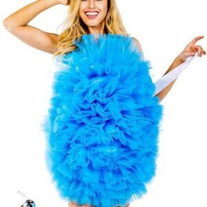 COPY -Halloween Tipsy Elves Baby blue Tulle Loofah Costume/skirt or dress